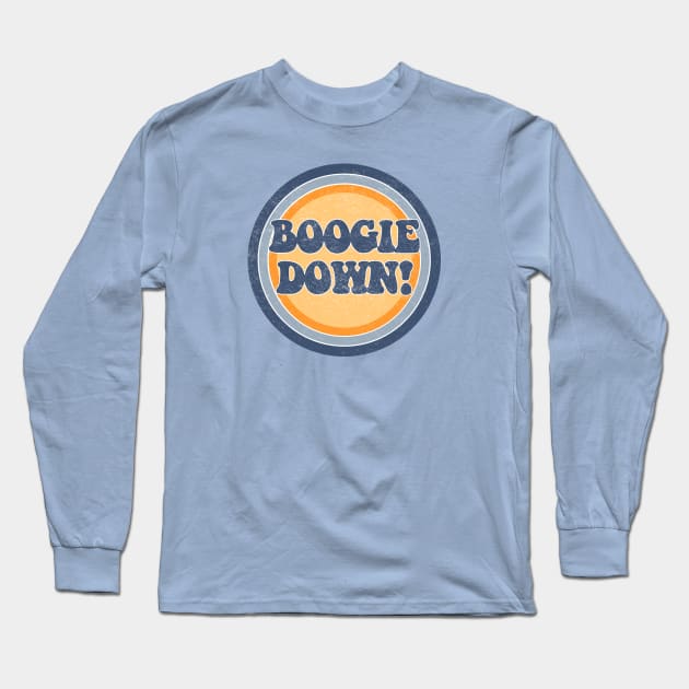 Boogie Down Long Sleeve T-Shirt by ZeroRetroStyle